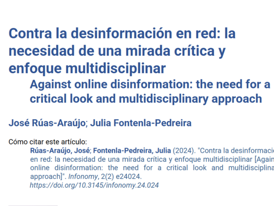 Contra la desinformación en red: la necesidad de una mirada crítica y enfoque multidisciplinar