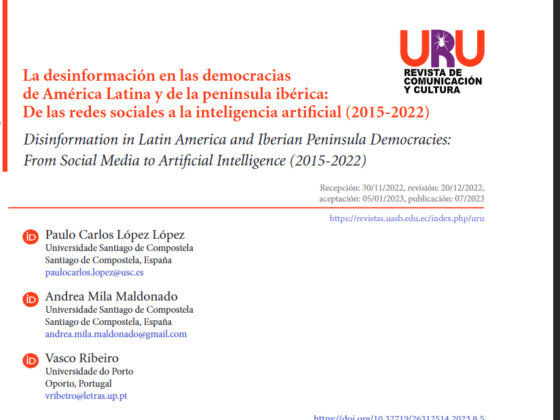 La desinformación en las democracias de América Latina y de la península ibérica: De las redes sociales a la inteligencia artificial (2015-2022)