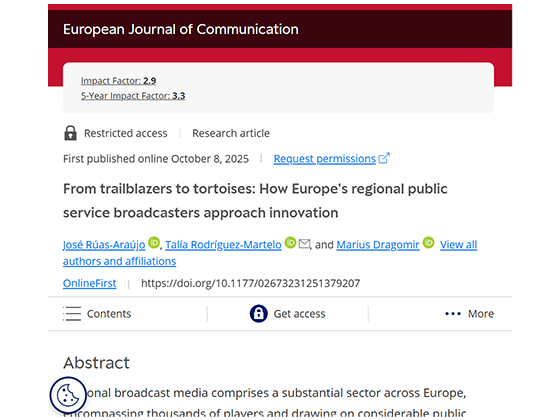 From trailblazers to tortoises: How Europe’s regional public service broadcasters approach innovation